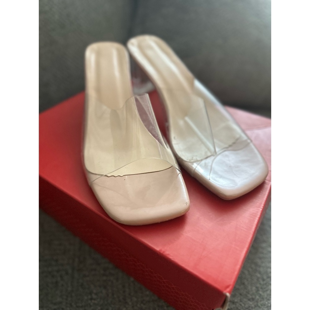 🚫SOLD🚫 Jelly Nude Block Heels